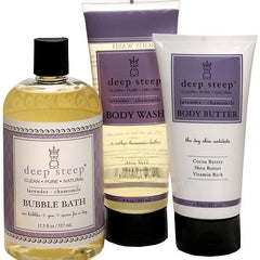 Deep Steep Terrific Trio Gift Set Lavender Chamomile