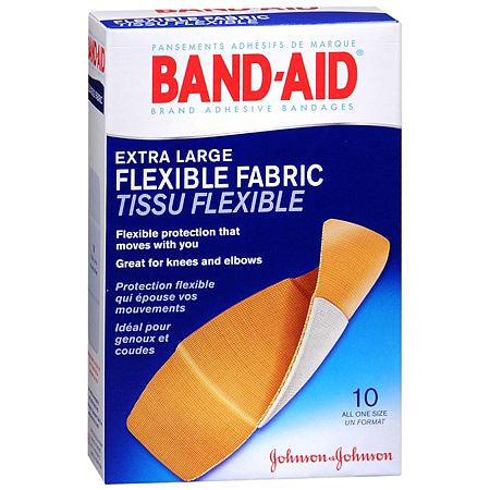 Band-Aid Flexible Fabric Adhesive Bandages Extra Large