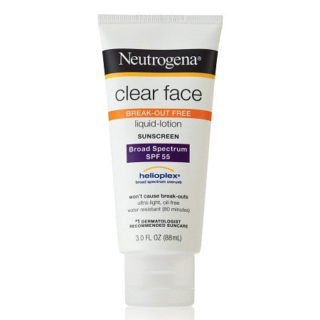Neutrogena Clear Face Liquid-Lotion Sunblock SPF 55