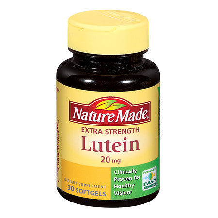 Lutein 20 mg Dietary Supplement Liquid Softgels