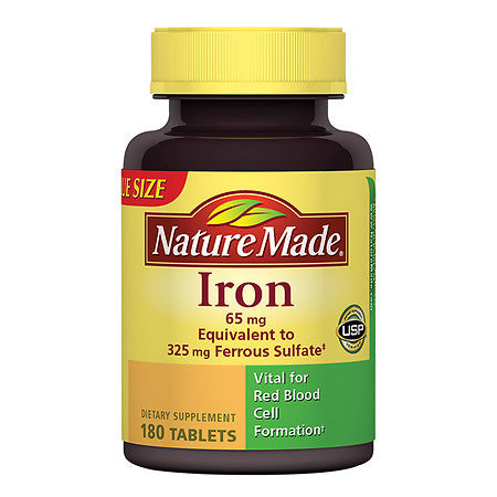 Iron 65 mg Dietary Supplement Tablets