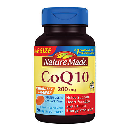 CoQ10 200 mg Dietary Supplement Liquid Softgels