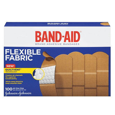 Band-Aid Flexible Fabric Bandages All One Size